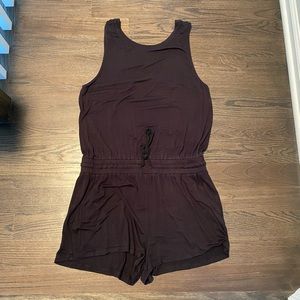 Black Shorts Romper by Stem